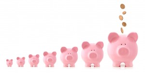 Investment Growth - Piggy Banks