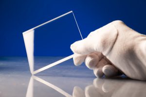 Bulletproof super hard glass based on structured nanocrystals