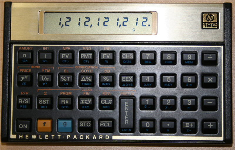 hp 12c financial calculator manual zero